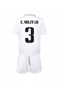 Real Madrid Eder Militao #3 Babytruitje Thuis tenue Kind 2022-23 Korte Mouw (+ Korte broeken)